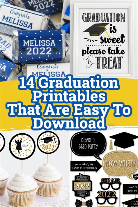 free grad party printables